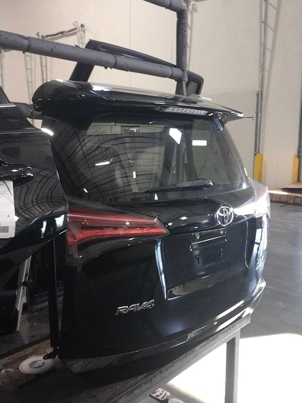 Used Deck Lid fits: 2016 Toyota Rav4 privacy tint glass manual lift w/o rear vie
