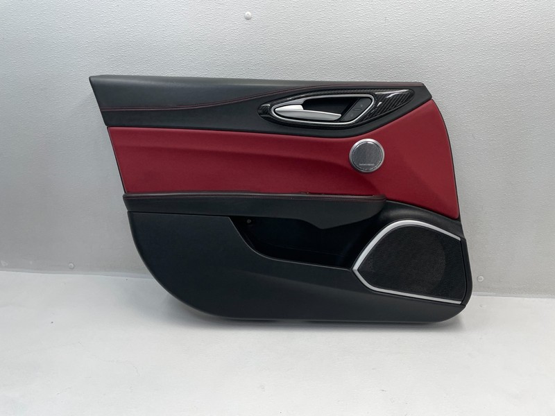 17-22 Alfa Romeo Giulia Quadrifoglio Front Left Interior Door Panel CF 1581 OEM