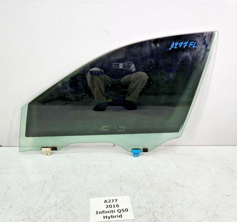 ✅ 2014-2018 OEM Infiniti Q50 Hybrid Front Left Driver Side Door Window Glass