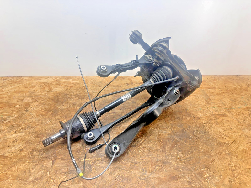 12–19 BMW F30 F31 328 Rear Left Driver Spindle 31mm Axle Suspension Assembly OEM