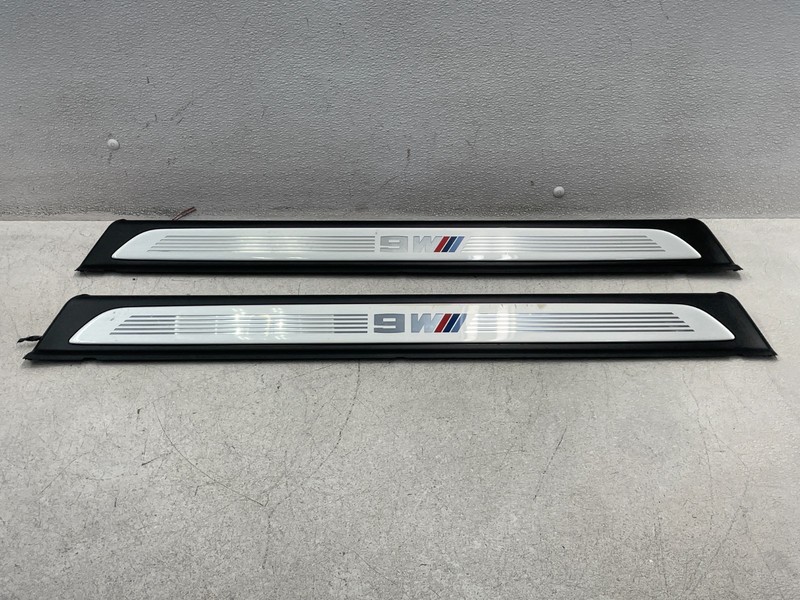2013 2014 2015 F12 BMW M6 Left & Right Door Sill Scuff Plate Trim Set OEM 1660