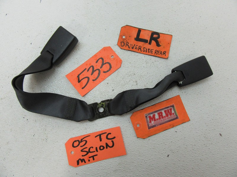 for 05 06 07 08 SCION TC DRIVER LEFT REAR CENTER SEAT BELT BUCKLES PAIR CAR