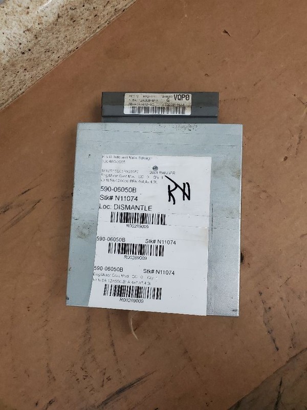 Engine ECM Electronic Control Module 6-245 4.0L Automatic Fits 01 RANGER 289009