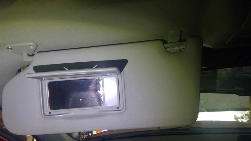 Driver Left Sun Visor With Illumination Fits 11-12 OUTLANDER SPORT 1784932