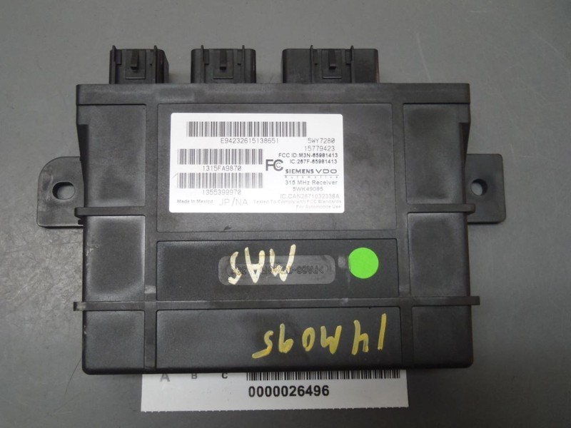 Theft-Locking Control Module 15779423 Fits 2005-2006 Cadillac STS 87108
