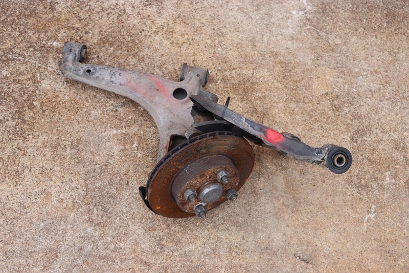 1990-1992 MAZDA MX-5 MIATA RWD FRONT RIGHT SPINDLE KNUCKLE HUB CONTROL ARMS OEM