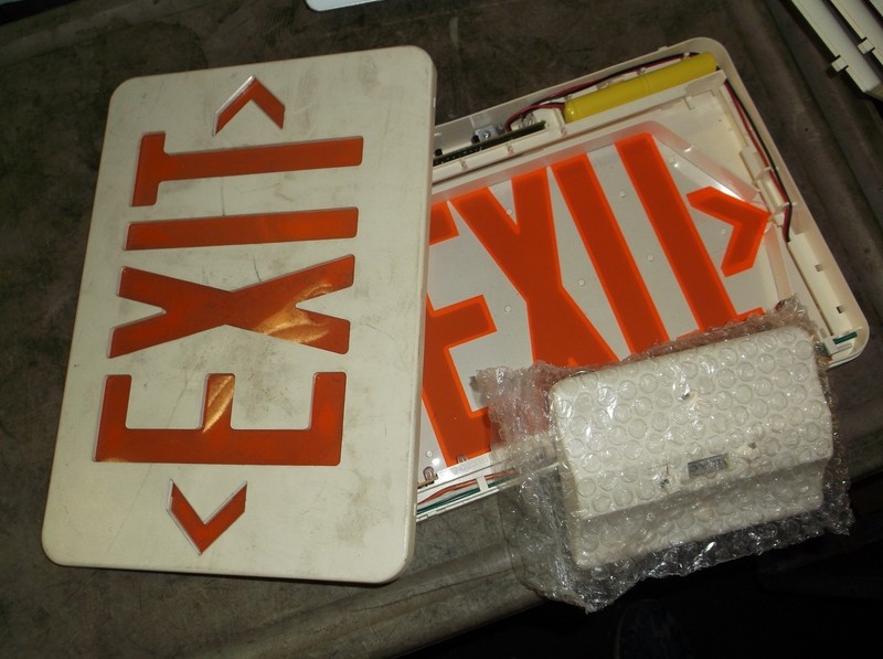 Exit Sign Assembly Kit RXL10RW *FREE SHIPPING*