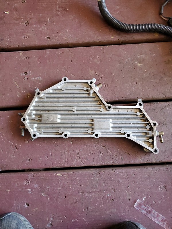 Yamaha 2012 V MAX SHO 250 VF250 LA OEM Crank Case Cooling Cover Block Water