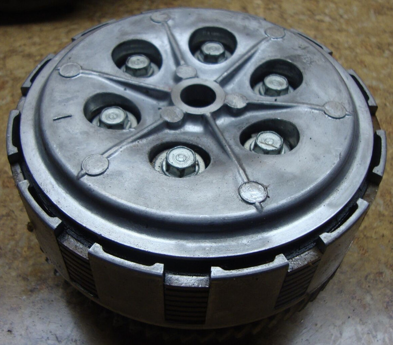 Honda MT250E MT250 MT 250 E Engine Clutch Plates Housing Basket Part Elsinore J1