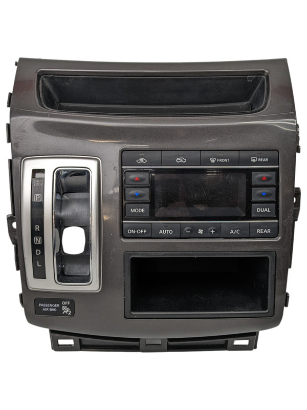 11-17 Nissan Quest AC Heater Climate Temperature Control Bezel Radio 27500-1JA1A
