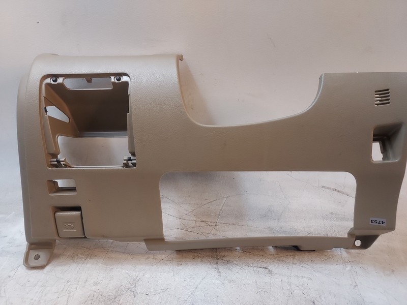 2008-13 Toyota Highlander Hybrid Beige Lower Column Dash Knee Bolster Frame OEM
