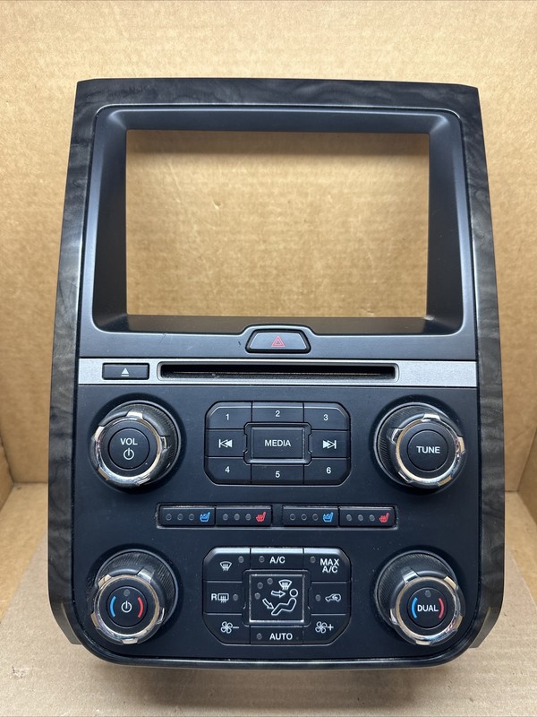 15-17 Ford Expedition Radio Climate Temperature Control Panel FL1T-18A802-EHSMQJ