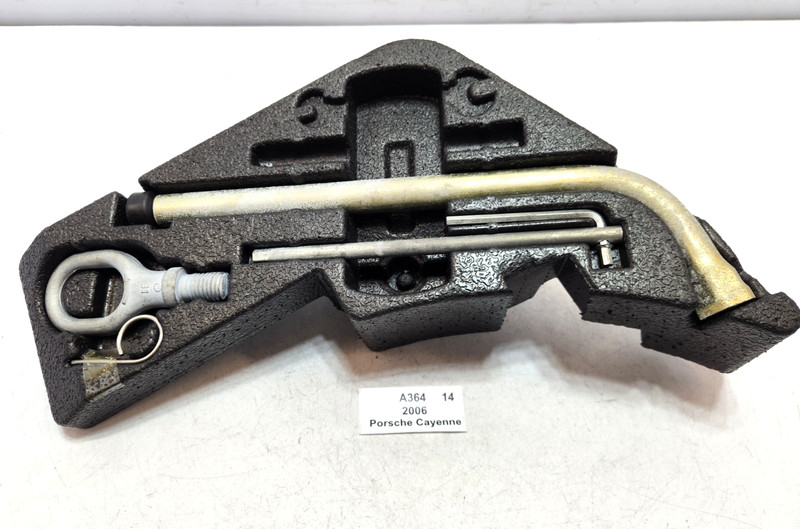 ✅ 03-10 OEM Porsche Cayenne 955 957 Emergency Spare Tire Tool Kit