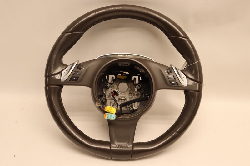 2010-2016 PORSCHE PANAMERA DRIVER STEERING WHEEL MULTIFUNCTION LEATHER OEM