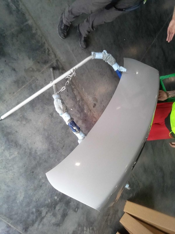 2003 Toyota Echo Deck Lid Trunk Lid Silver OEM Used 6440152091 150K Miles