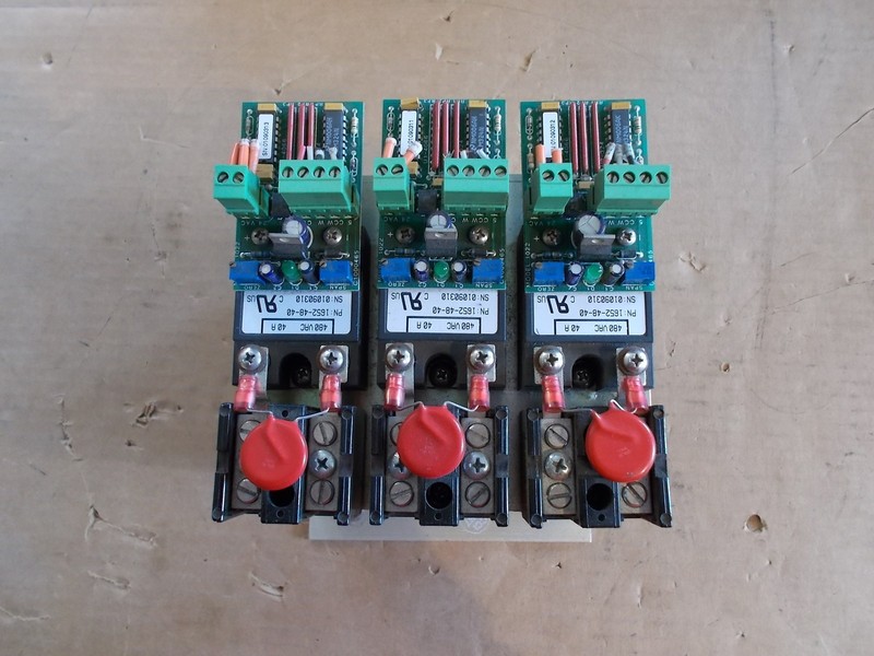 Control Concepts 1600-PM3-05 SCR Power Control w/ (3) 1652-48-40-USD