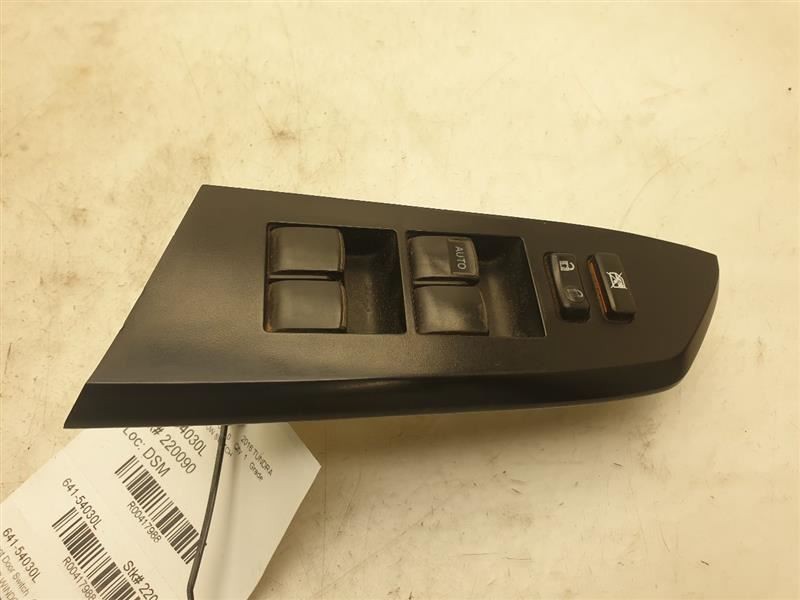 15-16 TOYOTA TUNDRA SR5 5.7L RWD AT DRIVER SIDE FRONT DOOR MASTER SWITCH