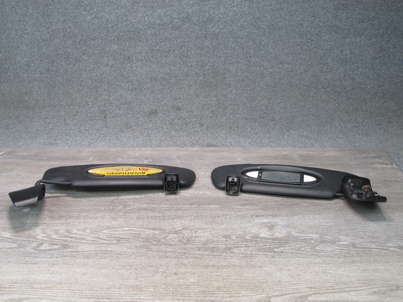 1999-2005 PORSCHE 911 CARRERA 996 CONVERTIBLE FRONT LEFT & RIGHT SUN VISOR SET