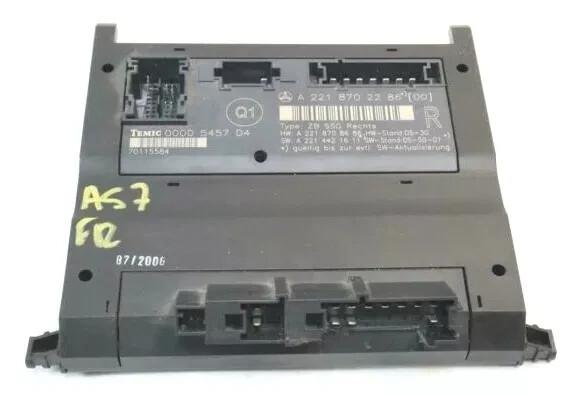 94-13 Mercedes W221 S550 S400 S600 Front Right Side Under Seat Control Unit OEM
