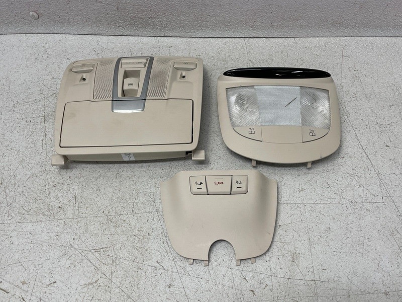 17-19 Mercedes GLS450 GLS550 X166 Front & Rear Overhead Dome Light Lamp 1399 OEM