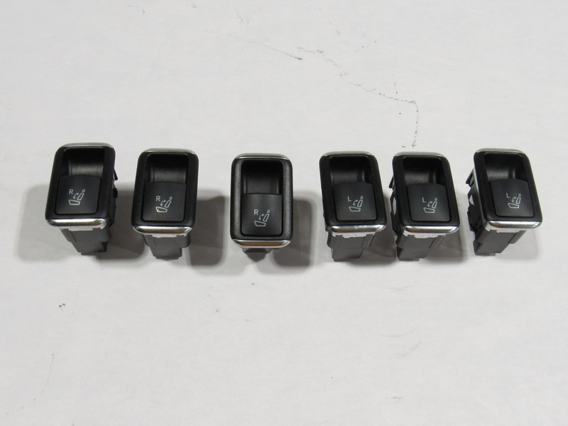 13-16 Mercedes GL450 X166 2013 Rear Seat Folding Switch Button Set 6 PCS ;:A
