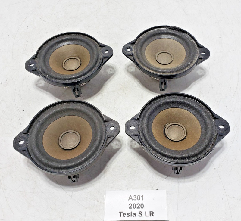 ✅ 12-20 OEM Tesla Model S X Front Left Right Midrange Audio Speaker SET Of 4