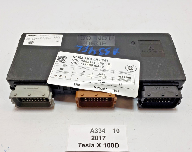 ✅ 2016-2020 OEM Tesla Model X Front Left Driver Seat Control Module Unit