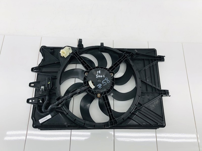 14-19 FIAT 500L 1.4L L4 GAS ENGINE RADIATOR COOLING FAN BLADE SHROUD OEM #58
