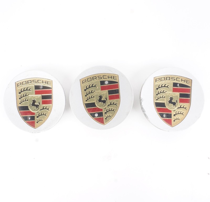2011 - 2018 Porsche Macan 958 Wheel Hub Center Cap Cover Set Of 3 OEM