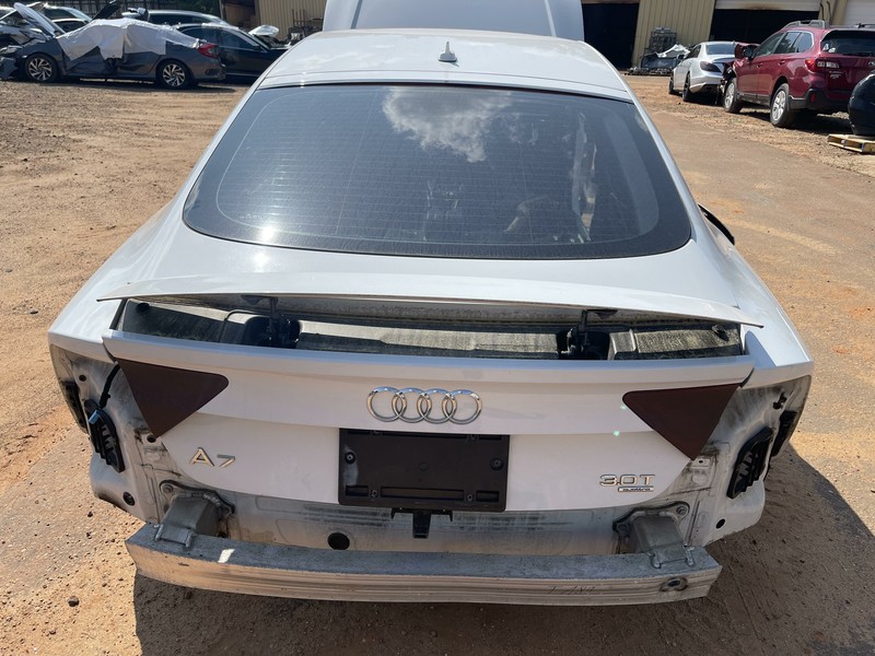 12-17 AUDI A7 S7 4G8 TRUNK LID TAILGATE HATCH ASSEMBLY OEM WHITE