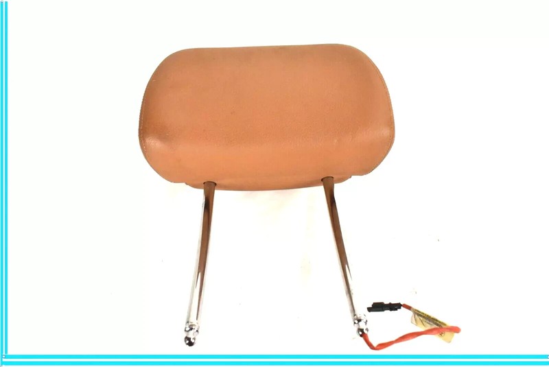 07-13 BMW X5 E70 Front Left Driver Side Seat Head Rest Headrest Brown OEM