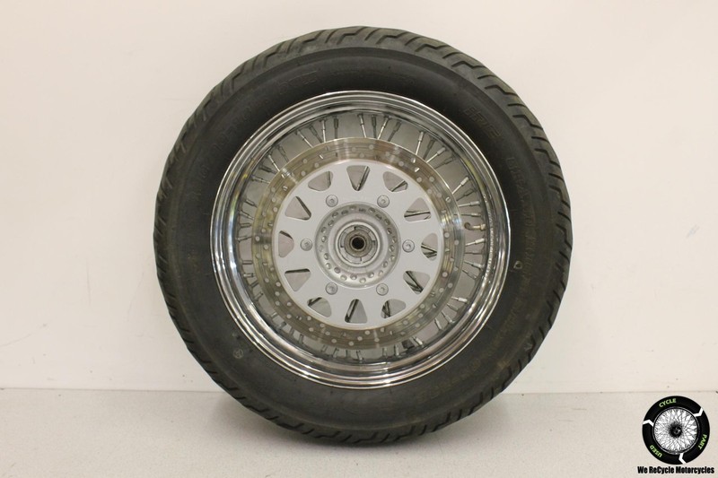 2007 Suzuki Boulevard C50 Front Wheel Rim W Tire Brake Rotor Disc C 50 07