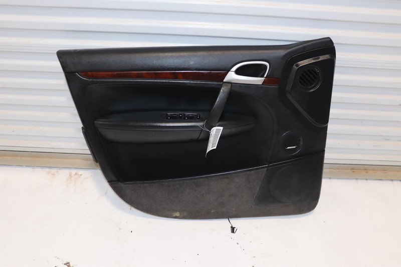 2003-2006 PORSCHE CAYENNE FRONT LEFT DRIVER SIDE DOOR PANEL TRIM COVER BLACK OEM