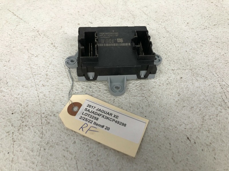 ⭐2017-2019 JAGUAR XE FRONT RIGHT PASS DOOR CONTROL MODULE ASSEMBLY OEM LOT2258