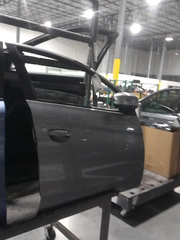 2015 Mitsubishi Mirage Right Door Grey 4DR HTBK Used OEM Part 7671613