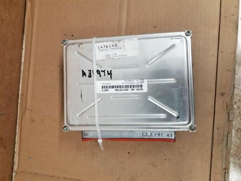 Engine ECM Electronic Control Module 3.4L ID 09378702 Fits 01-02 IMPALA 243323