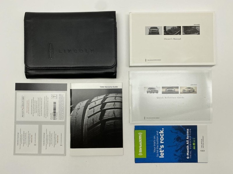 Owners Manual 2019 Lincoln MKZ 86767