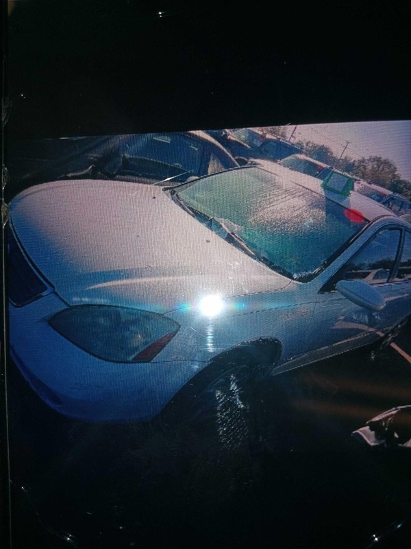 2004 Nissan Altima Left Tail Light Assembly - White, Repaired, Broken Again