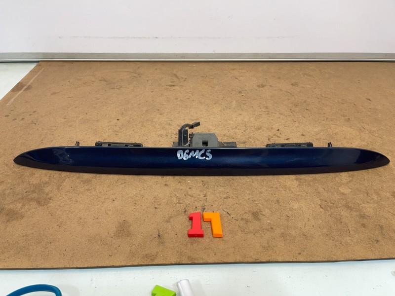 02-08 Mini Cooper R50 R52 R53 REAR TRUNK LID HANDLE GARNISH MOLDING Blue A49 OEM