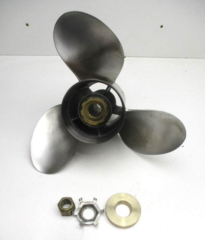 M135RED-18P 13 1/4 X 18 P SS Propeller 40-140 HP Mercury Force Honda Outboards