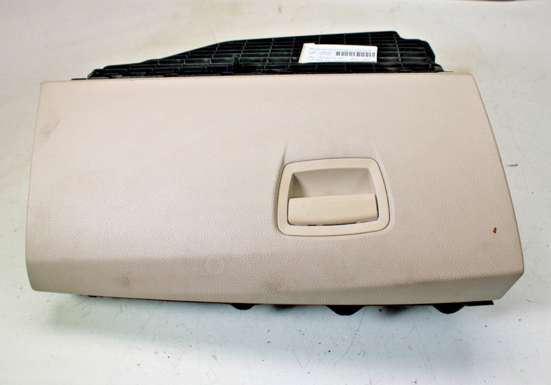 11-16 BMW 528i 535i 550i F10 DASH DASHBOARD GLOVE BOX STORAGE COMPARTMENT BEIGE