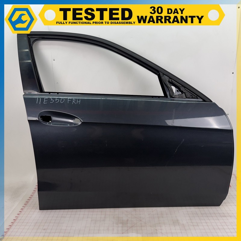 10-16 Mercedes E-class W212 FRONT RIGHT PASSENGER SIDE DOOR SHELL Gray OEM
