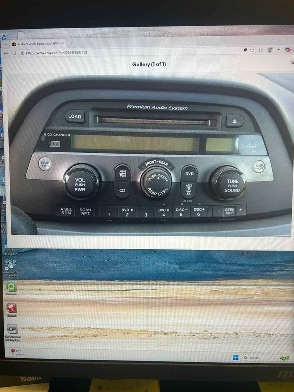 Audio & Visual Equip.(radio) HONDA ODYSSEY 05 06 07 08 09 10