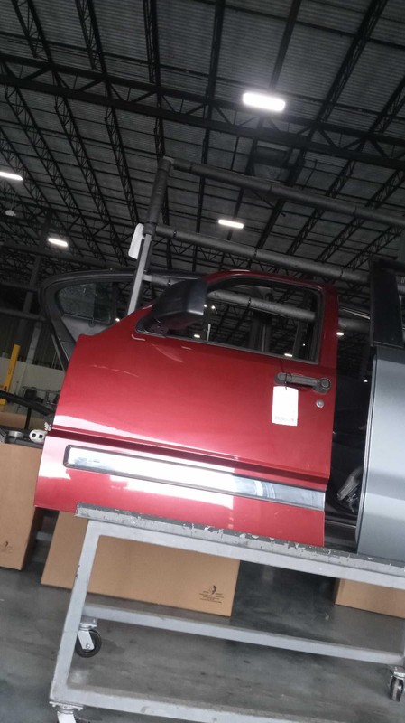 2008 Jeep Liberty Left Door Red 4DR SUV Used OEM Part 394355 156K Miles