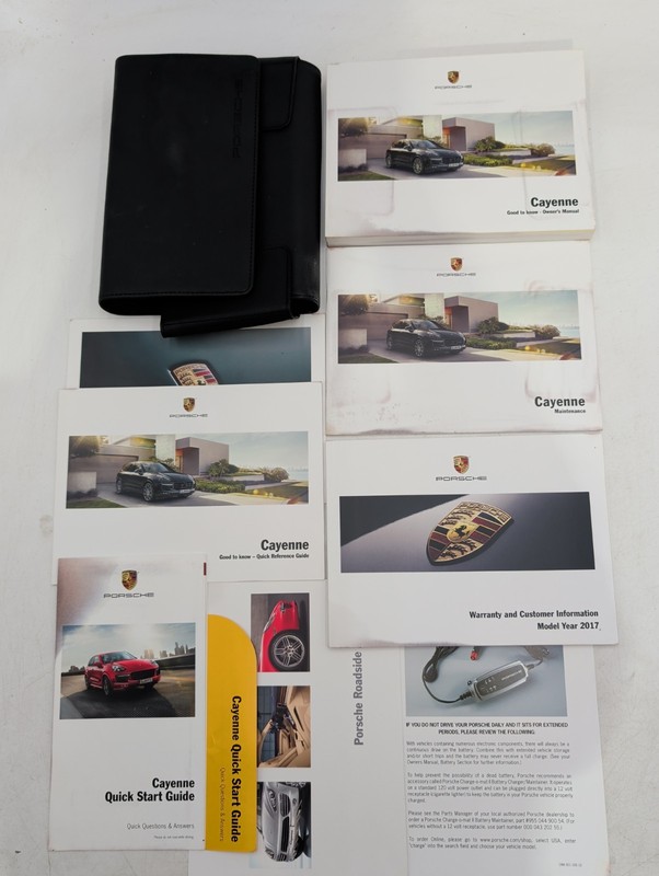 2017 PORSCHE CAYENNE S GTS DIESEL TURBO S PLATINUM OWNERS MANUAL