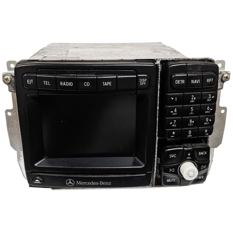 OEM AM FM Audio Display Screen Head Unit Mercedes-Benz CL500 CL600 CL55 2001 02