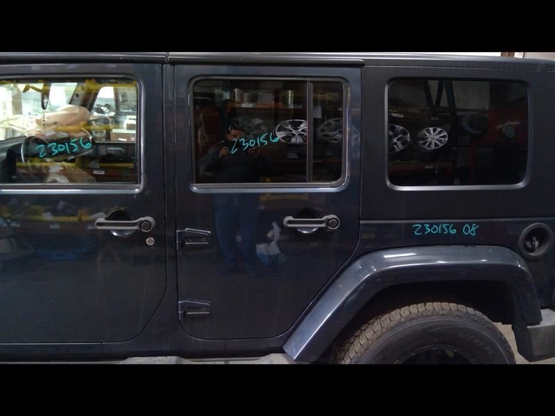Driver Rear Side Door Full Door Privacy Tint Glass Fits 07-10 WRANGLER 1117697