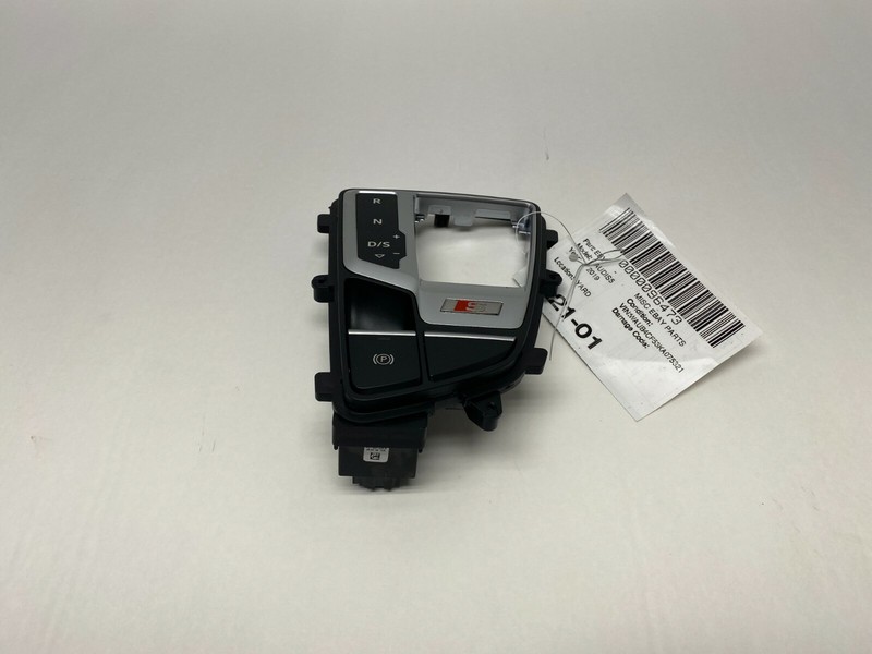 17-19 AUDI S5 CENTER CONSOLE SHIFT COVER TRIM BEZEL OEM