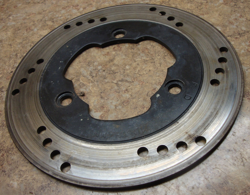 1990 Honda CBR600 F CBR 600 600F CBR600F Rear Disk Brake Rotor Back E9