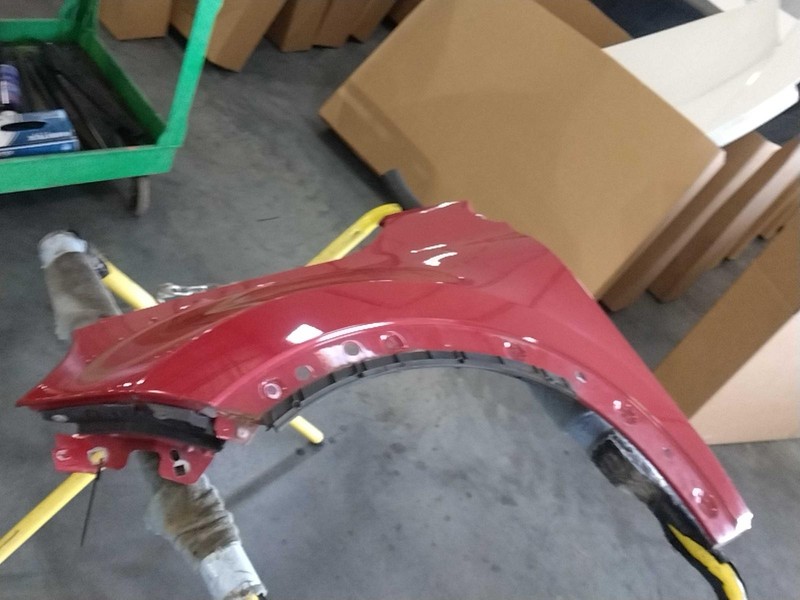 2016 FIAT 500 Left Fender RED 548522 126k Miles Used OEM Part